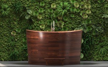 Aquatica True Ofuro Duo Wooden Freestanding Japanese Soaking Bathtub02web